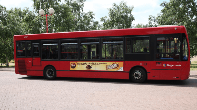 Bus Streetliners in London.