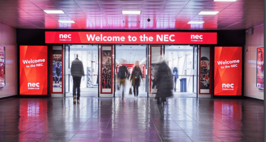 Showcase your brand at the NEC in Birmingham.